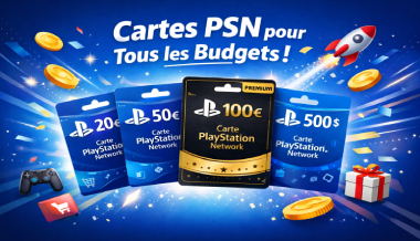 Cartes PSN PlayStation en euros et dollars pour tous les budgets au Maroc