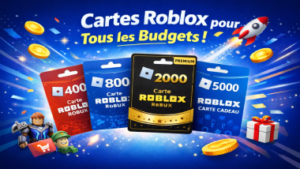 Cartes Roblox Maroc – Robux en € et $ pour Tous les Budgets